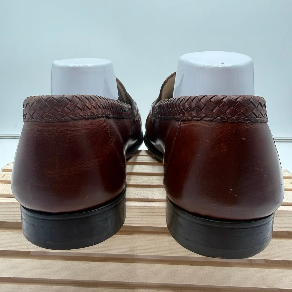 Johnston & Murphy Tassel Loafers Brown Mens 11.5M